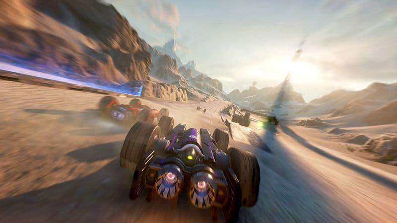 A combat racing game for crazy drivers, speed freaks, and piston heads!