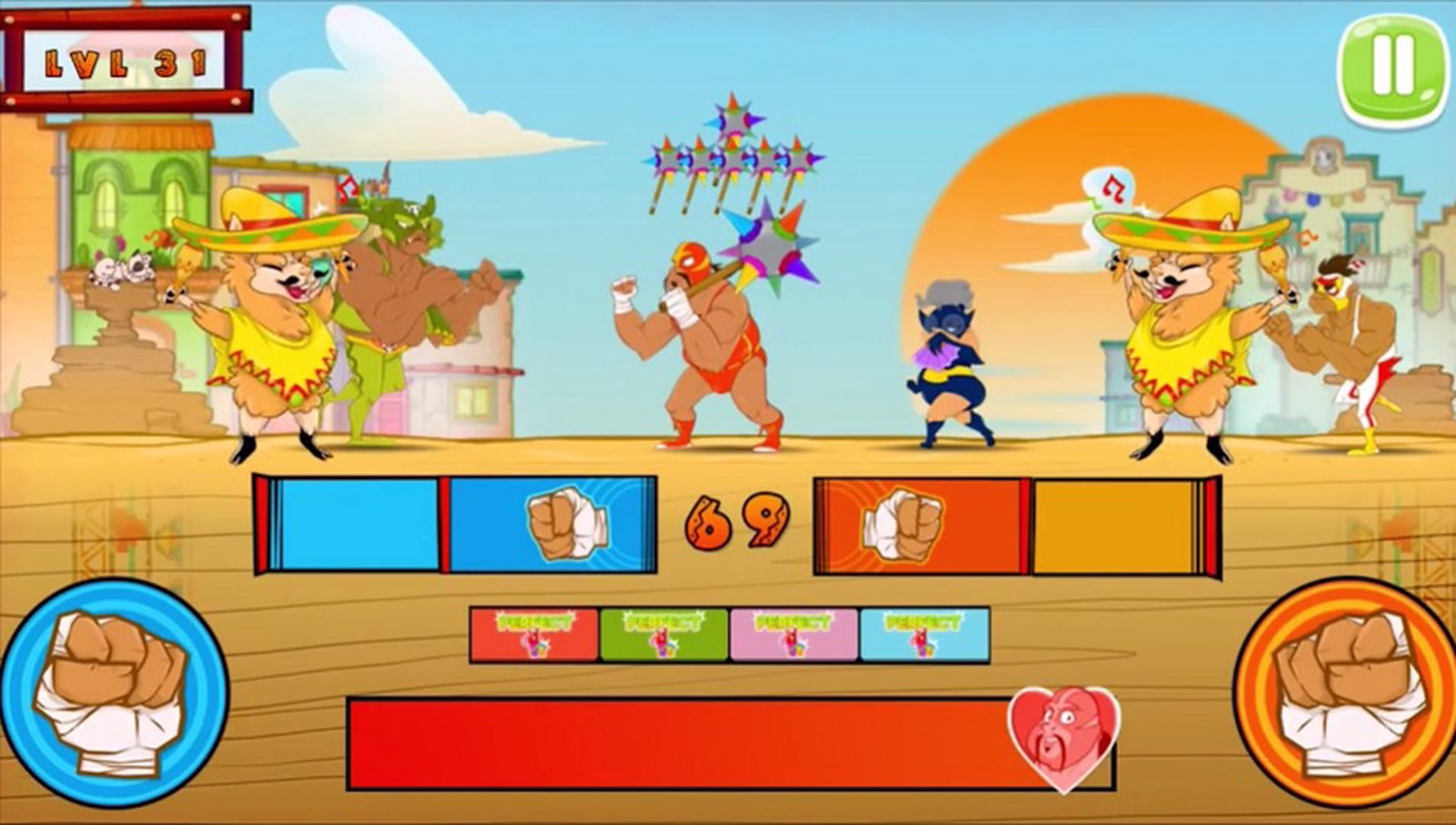 Super Wrestlers: Slaps' Fury