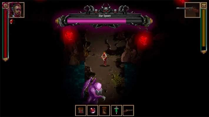 A gory little pixel art rogue-lite gem with RPG elements.