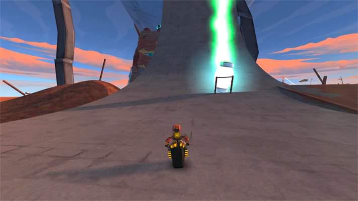Like Sonic, this one has you hurtling through levels at 100mph.