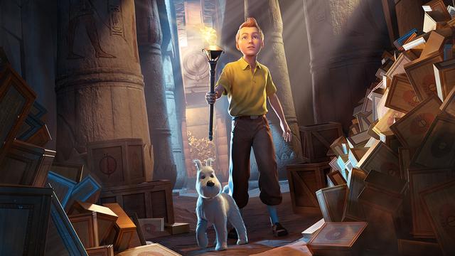 Tintin Reporter - Cigars of the Pharaoh background