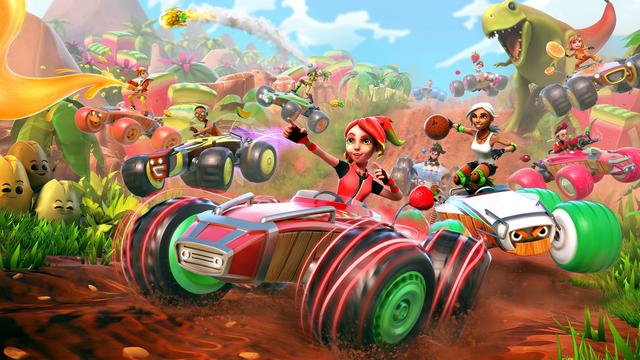All-Star Fruit Racing background