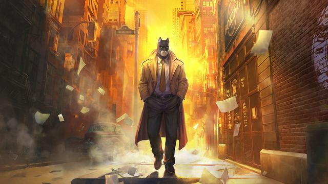 Blacksad: Under the Skin background
