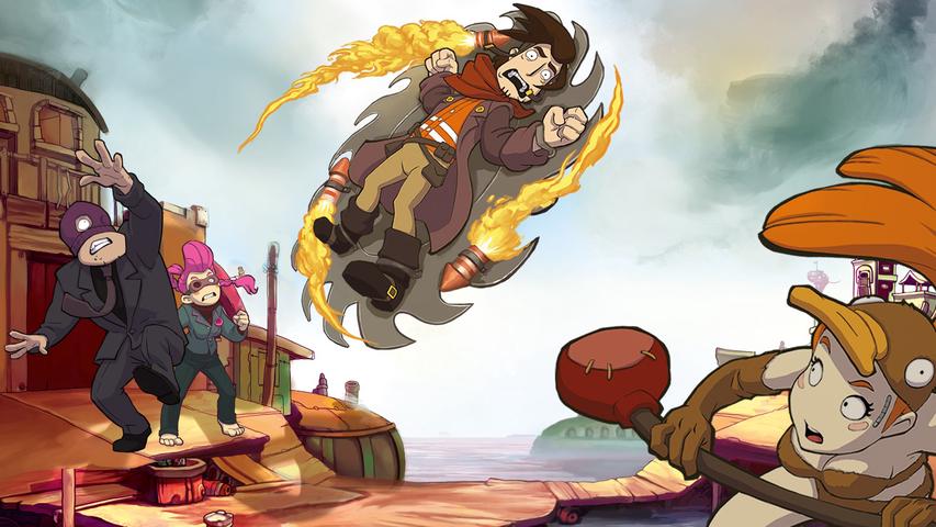 Chaos on Deponia — cover artwork
