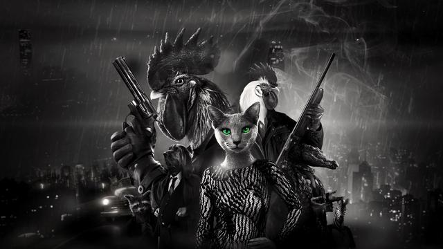 Chicken Police - Paint it RED! background