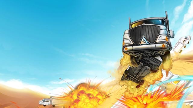 Clustertruck background