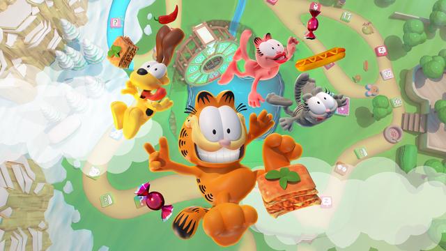 Garfield Lasagna Party background