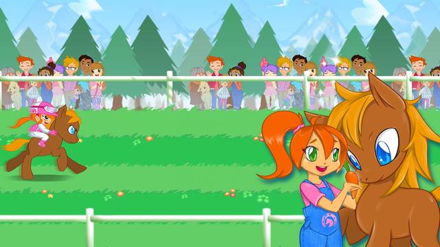 Pony Run: Magic Trails background
