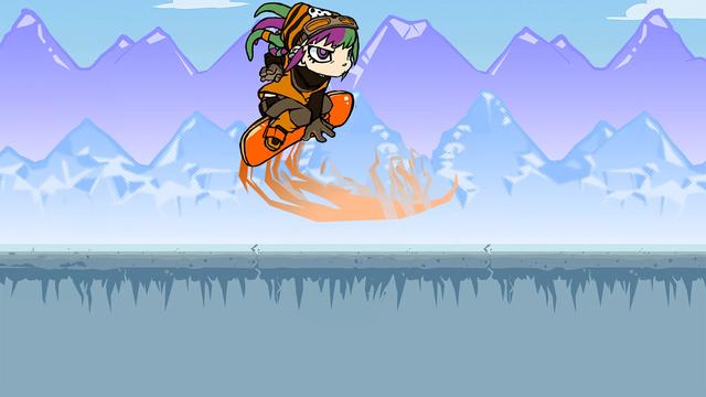 Snowboard Girl background