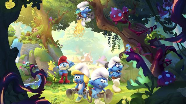 The Smurfs: Mission Vileaf background