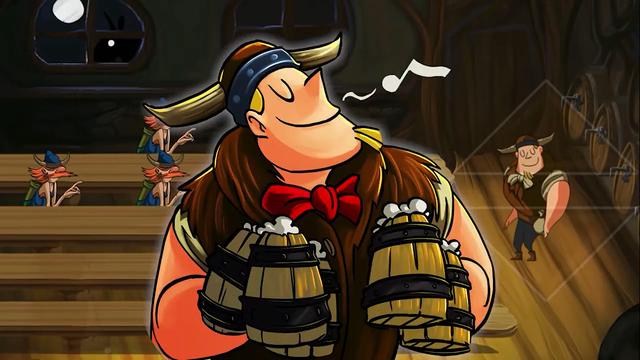 Viking's tavern background