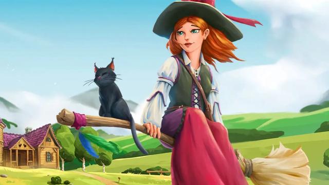 The Witch of Fern Island background