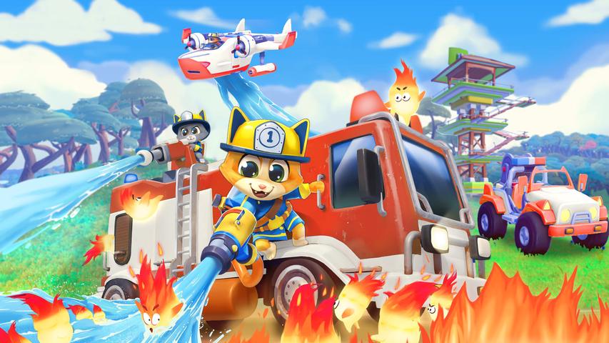 Leo: The Firefighter Cat — cover artwork