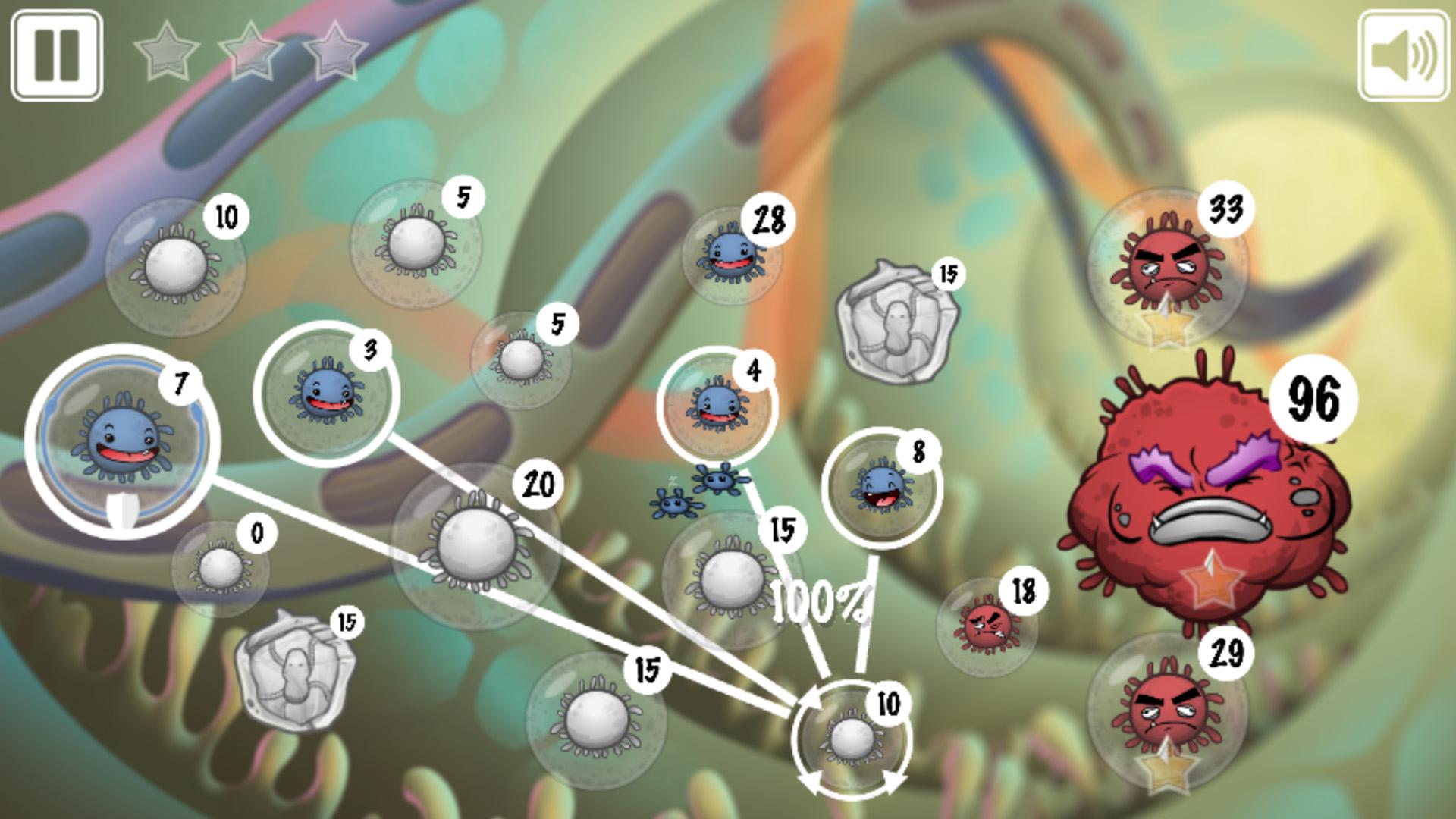 Nano War - Benoît Freslon - A strategy war at cell level