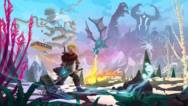 Leif's Adventure: Netherworld Hero background