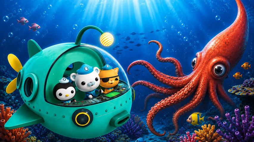 Octonauts And The Giant Squid — cover artwork