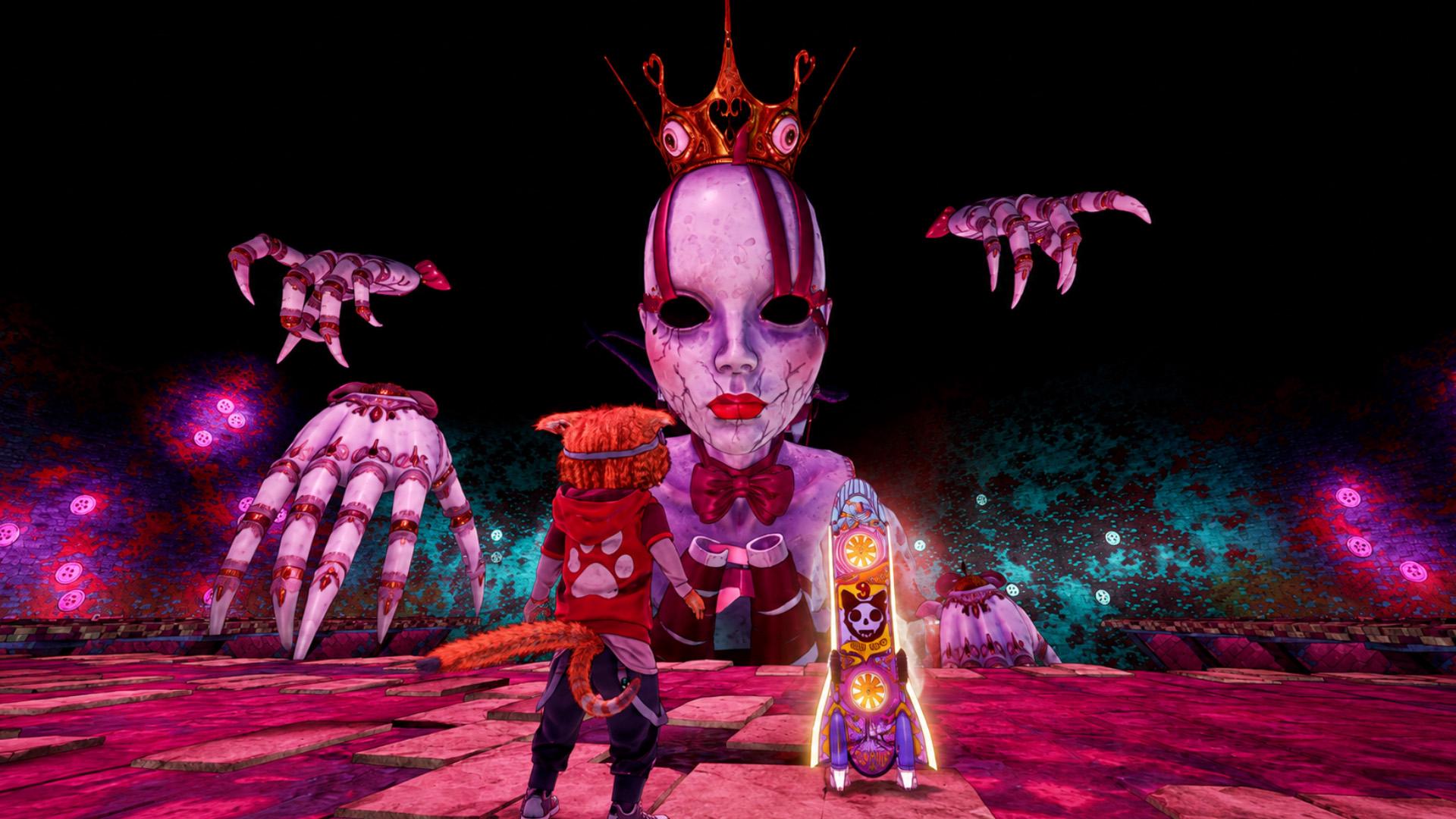 Gori : Cuddly Carnage - Wired Productions - Un chat de combat, un hoverboard et des licornes tueuses : le hack'n'slash le plus attendrissant et le plus décomplexé de l'année