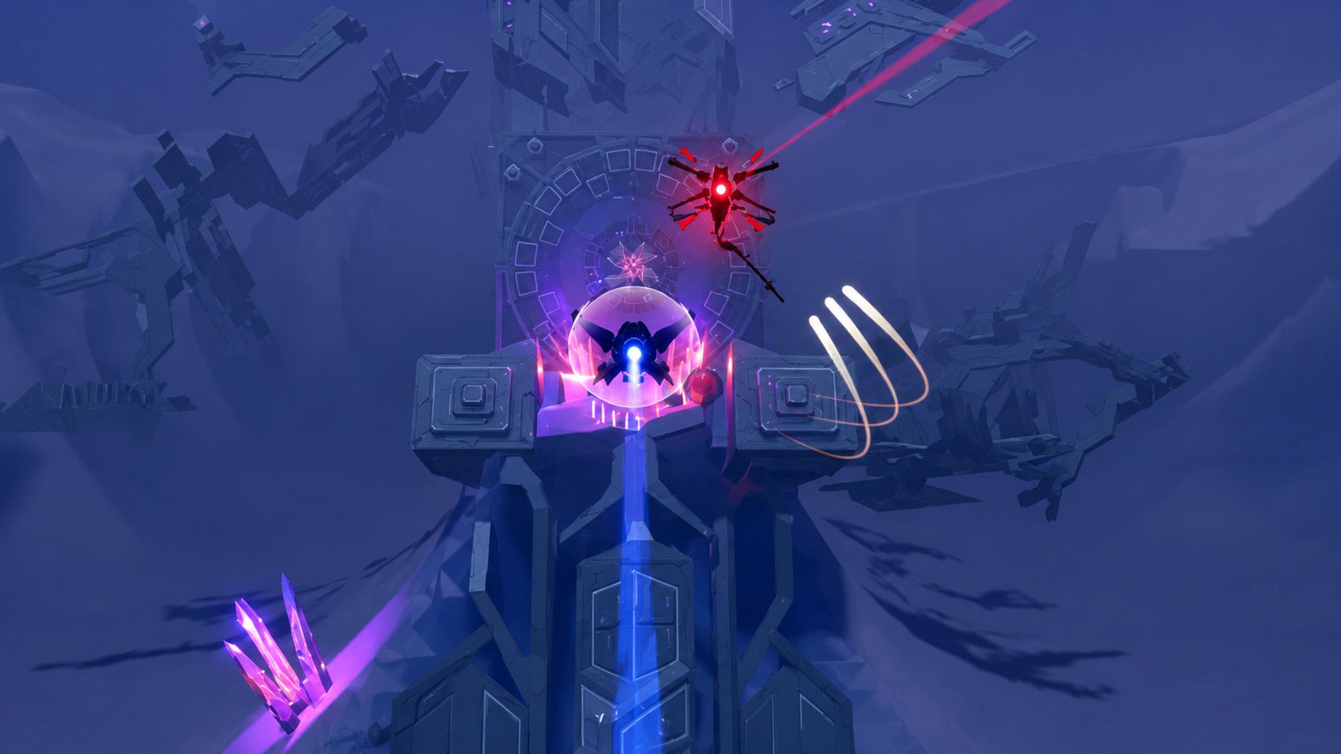 Aaero2 - Wired Productions - Música y láseres: el rail shooter rítmico que fusiona combate espacial y banda sonora electrónica