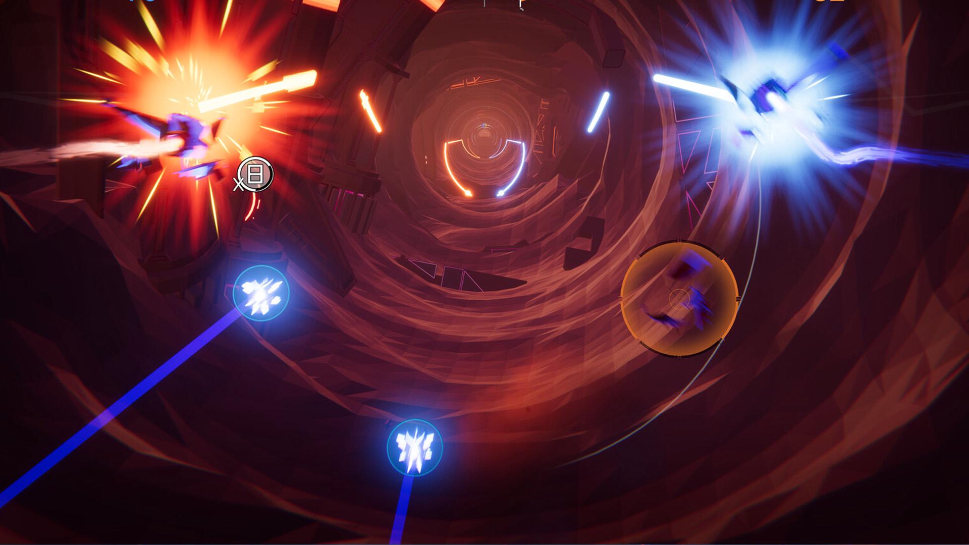 Aaero2 - Wired Productions - Música y láseres: el rail shooter rítmico que fusiona combate espacial y banda sonora electrónica
