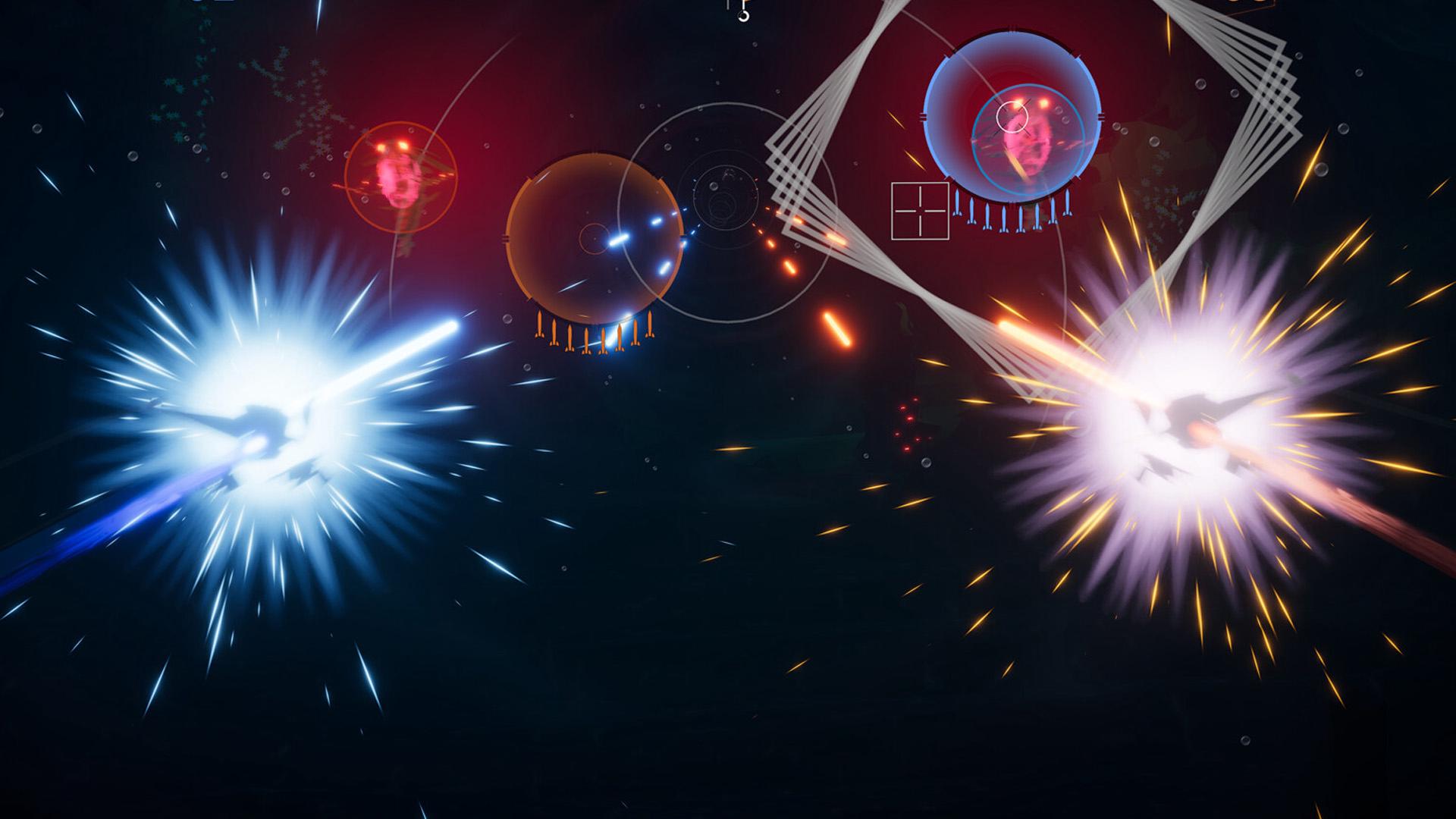 Aaero2 - Wired Productions - Música y láseres: el rail shooter rítmico que fusiona combate espacial y banda sonora electrónica