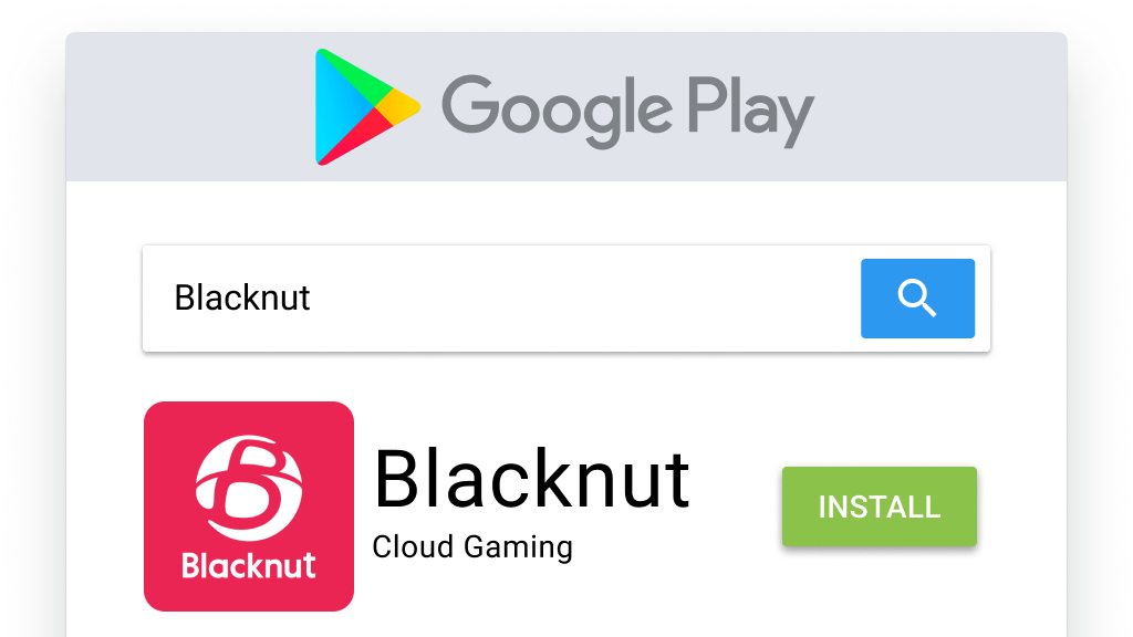 Busca "Blacknut" y haz clic en "Instalar" install 3