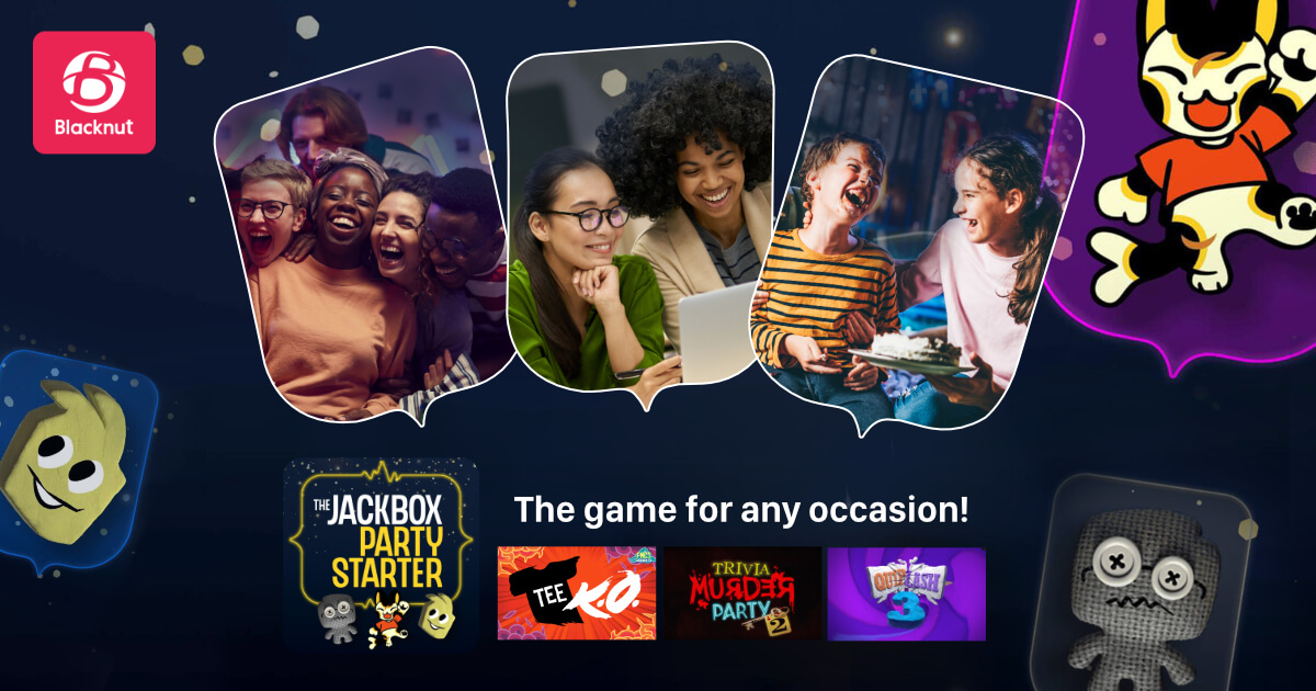 Let’s get this party started: The Jackbox Party Starter now available on all Blacknut Devices!
