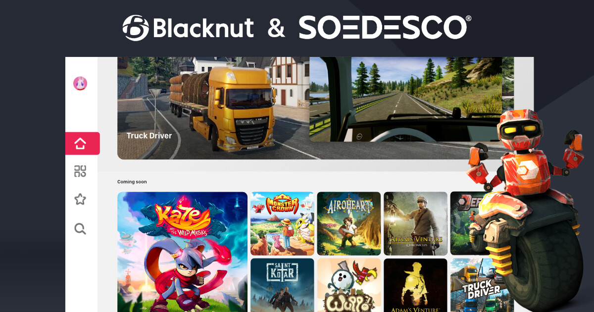 Blacknut-SOEDESCO partnership is a 10/10 for new game offerings