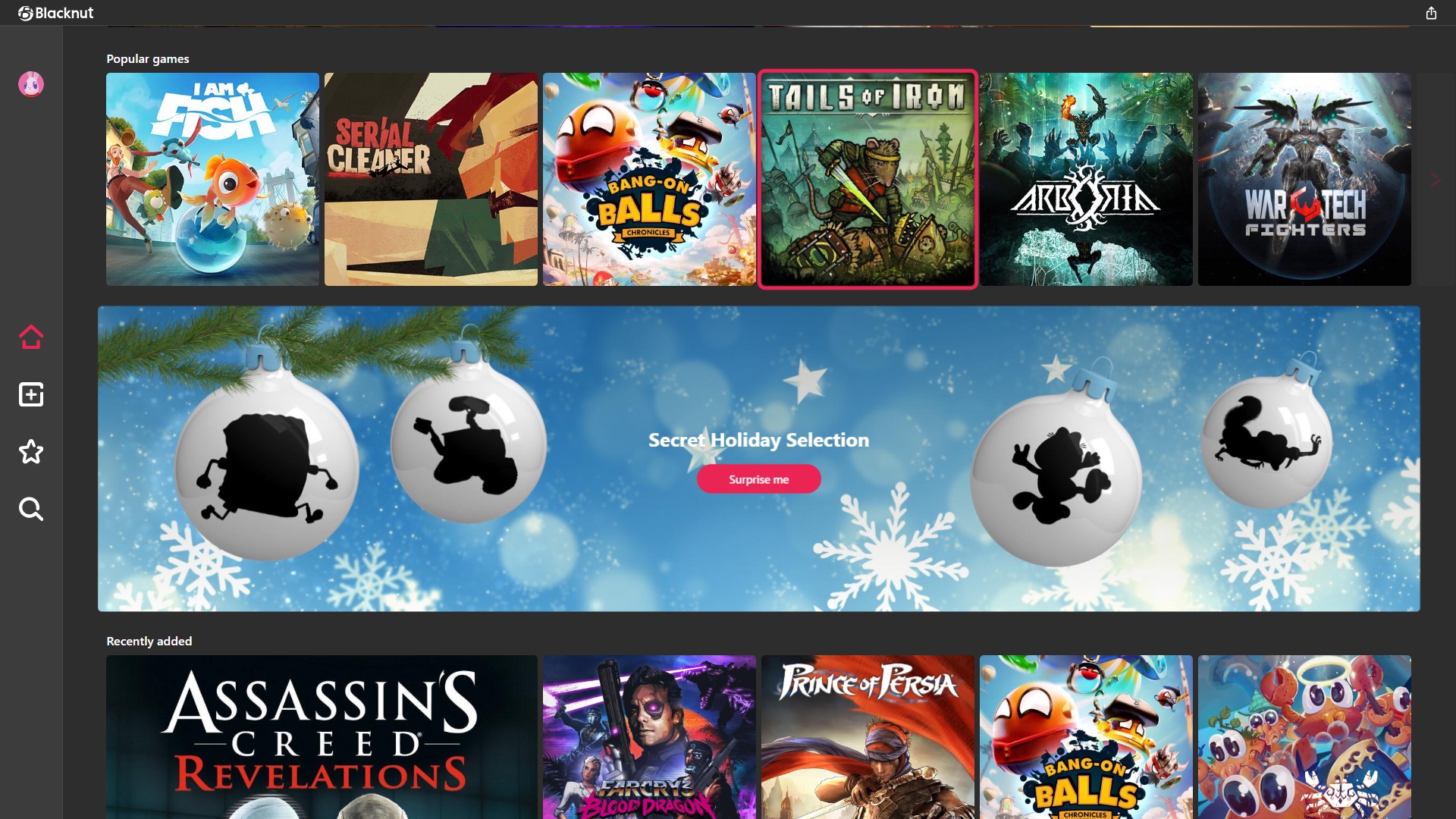 Blacknut Secret Holiday Selection 2024