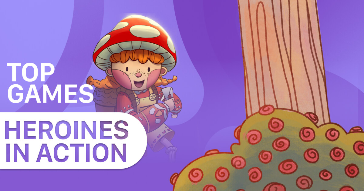 Heroines in Action On Blacknut: Unleashing the Power of Women in Gaming for March 8th