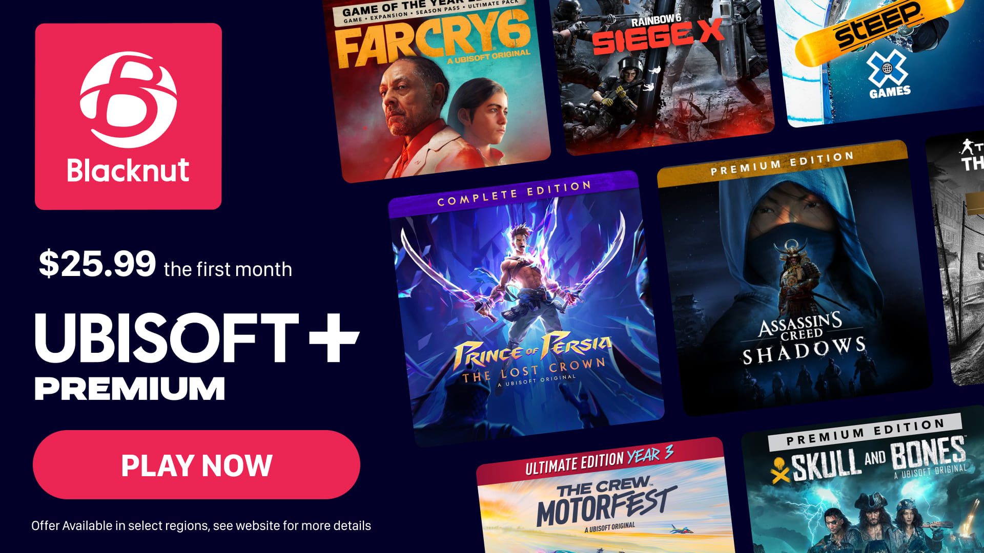 Ubisoft+ Premium is Now on Blacknut: All Your Favorite Games, Day 1 Access, Anywhere