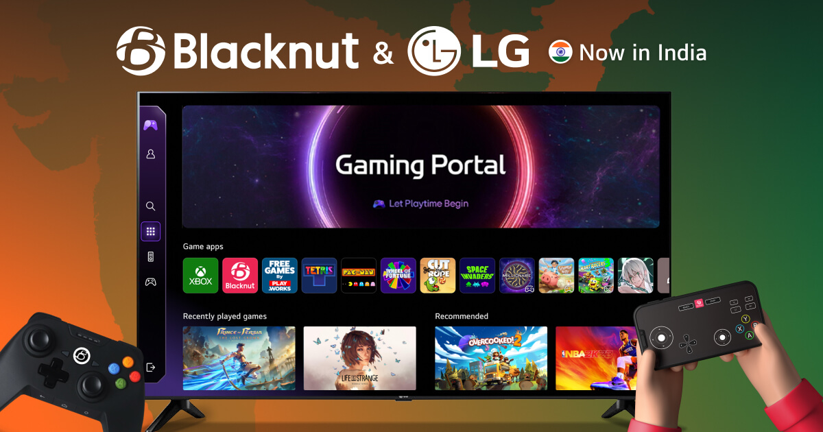 Blacknut now in LG Gaming Portal India!