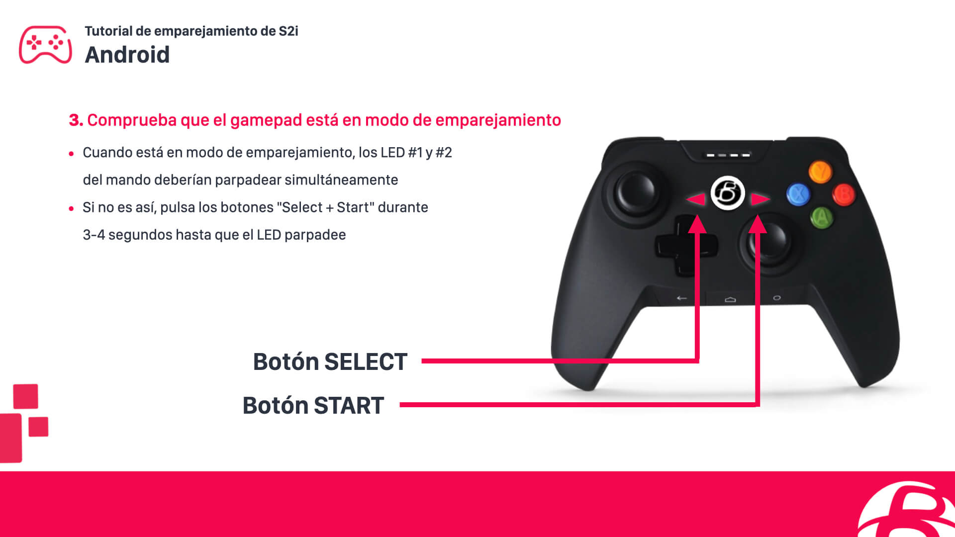 Configurar un mando SHAKS S2i para smartphone Android