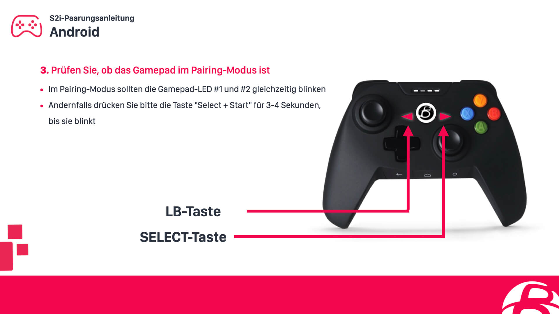 Konfiguriere einen SHAKS S2i Controller für Android Smart TV
