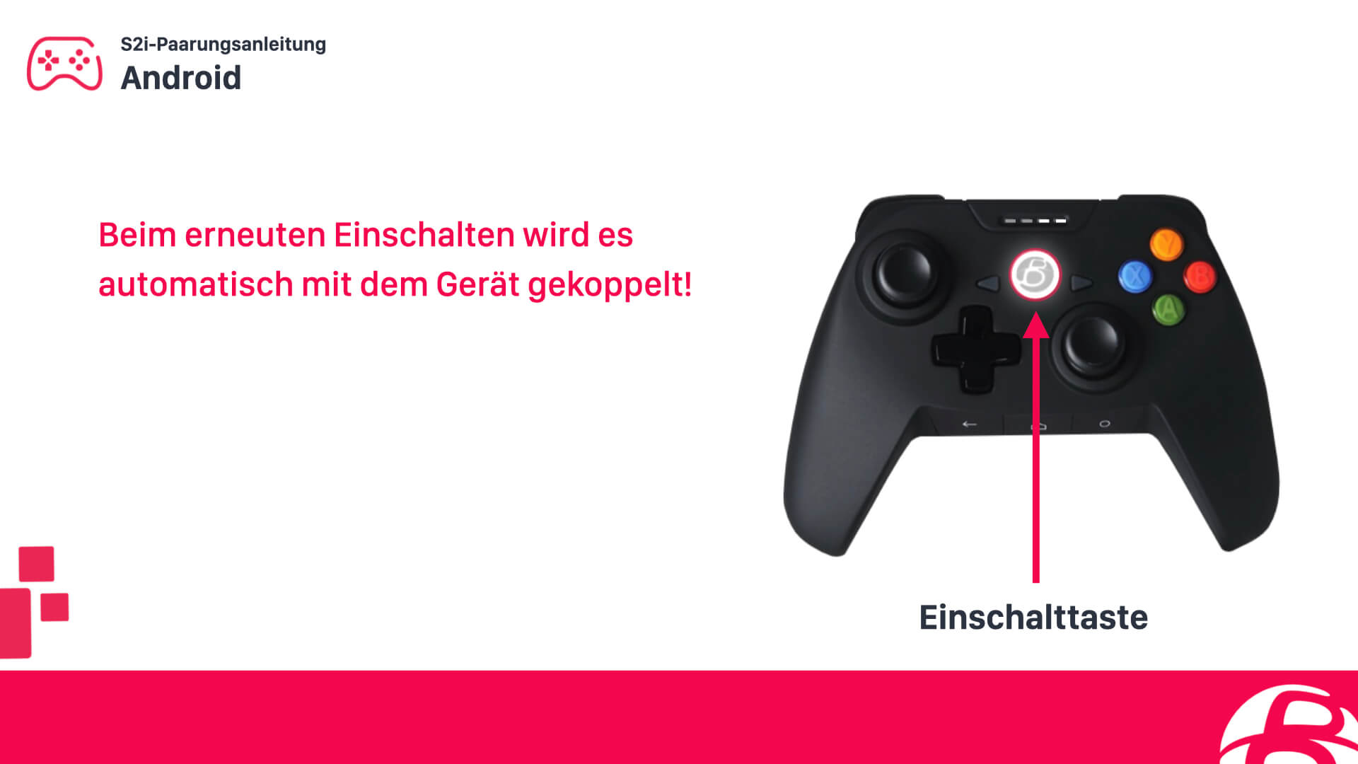 Konfiguriere einen SHAKS S2i Controller für Android Smart TV