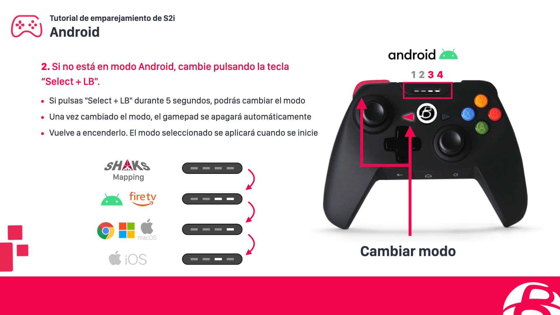 Configurar un mando SHAKS S2i para Smart TV Android