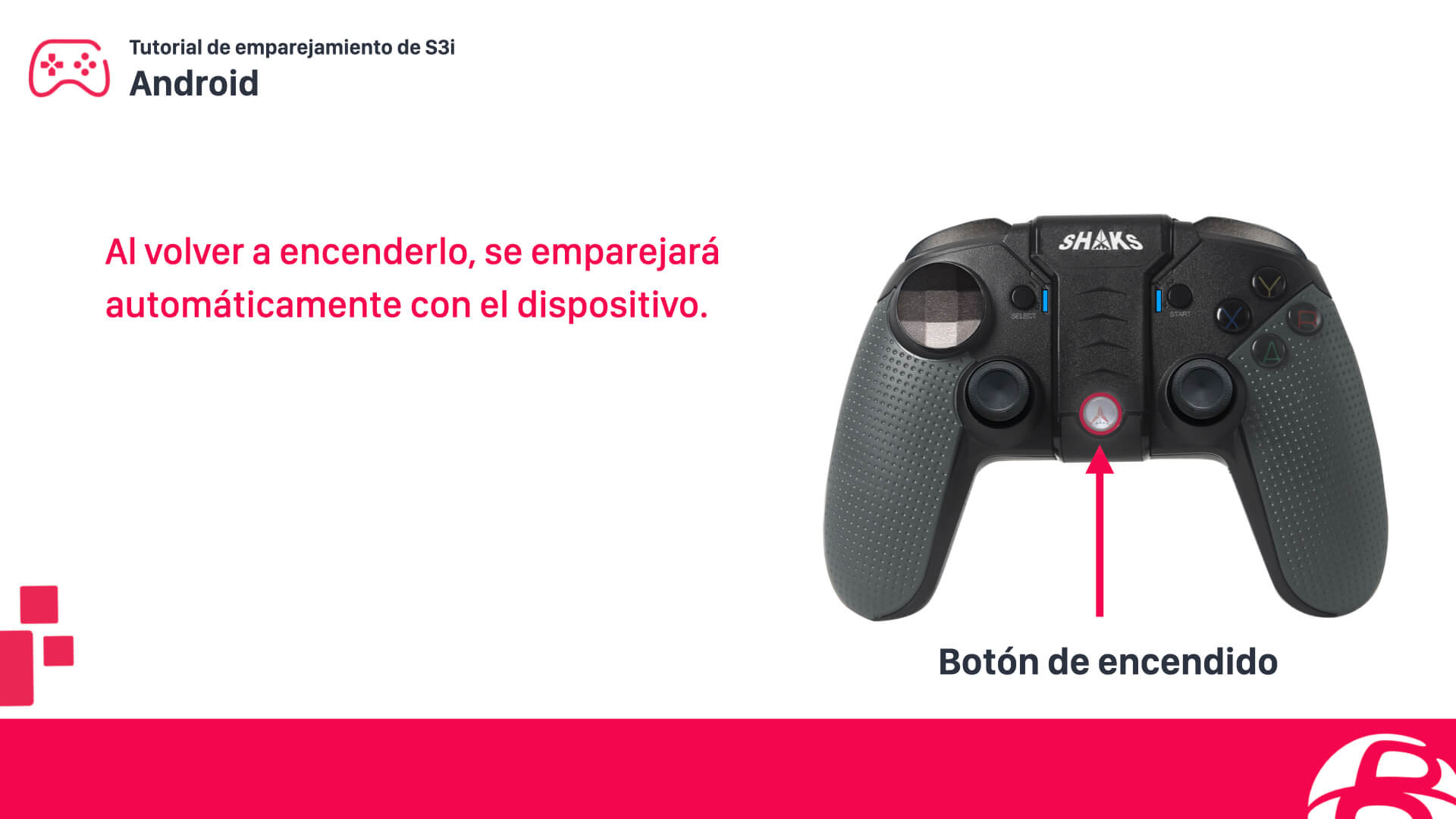 Configurar un mando SHAKS S3b para Smart TV Android