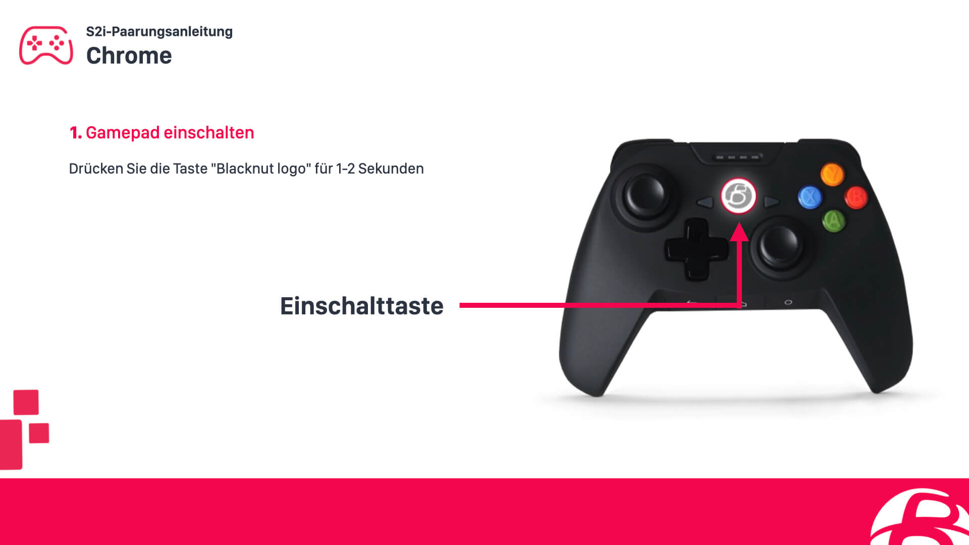 Konfiguriere einen SHAKS S2i Controller für Google Chrome