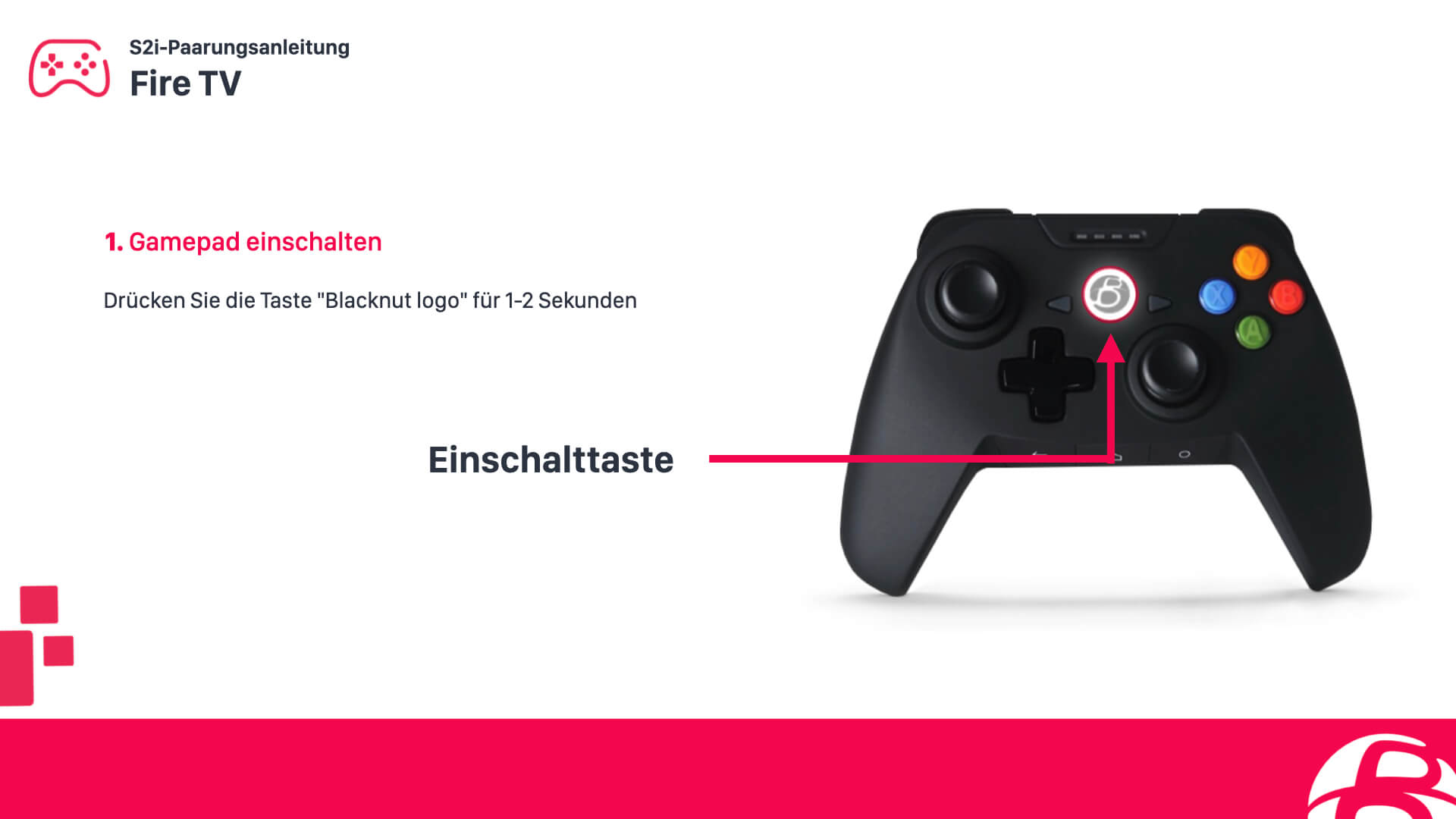 Konfiguriere einen SHAKS S2i Controller für Amazon Fire TV