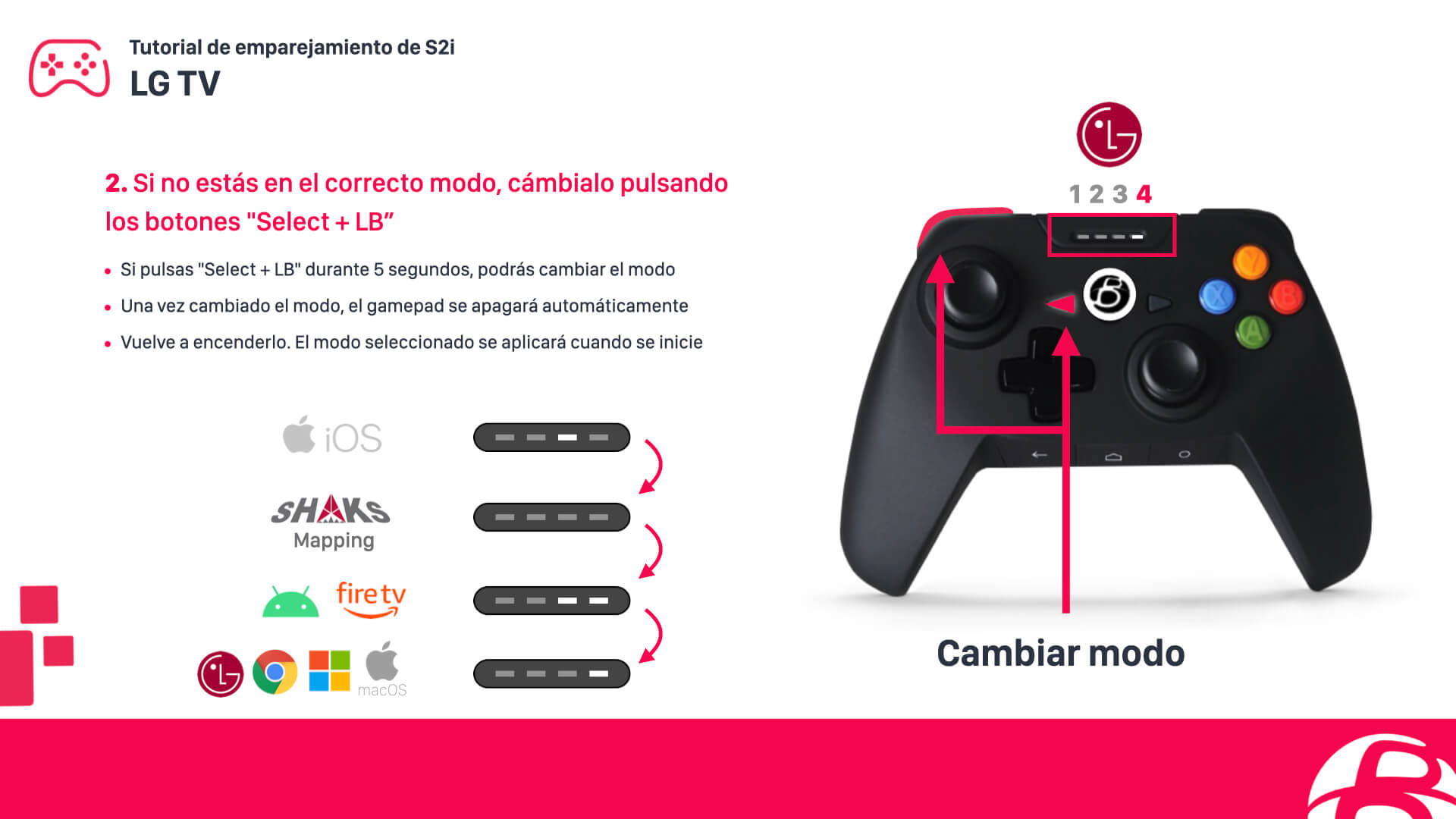 Configurar un mando SHAKS S2i para Smart TV LG
