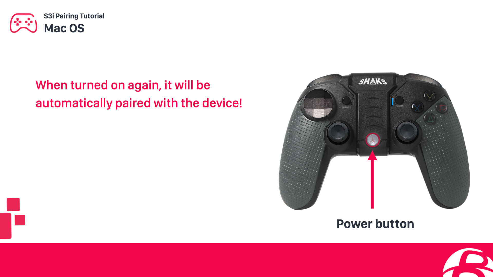 Setting up a SHAKS S3b controller for Apple macOS