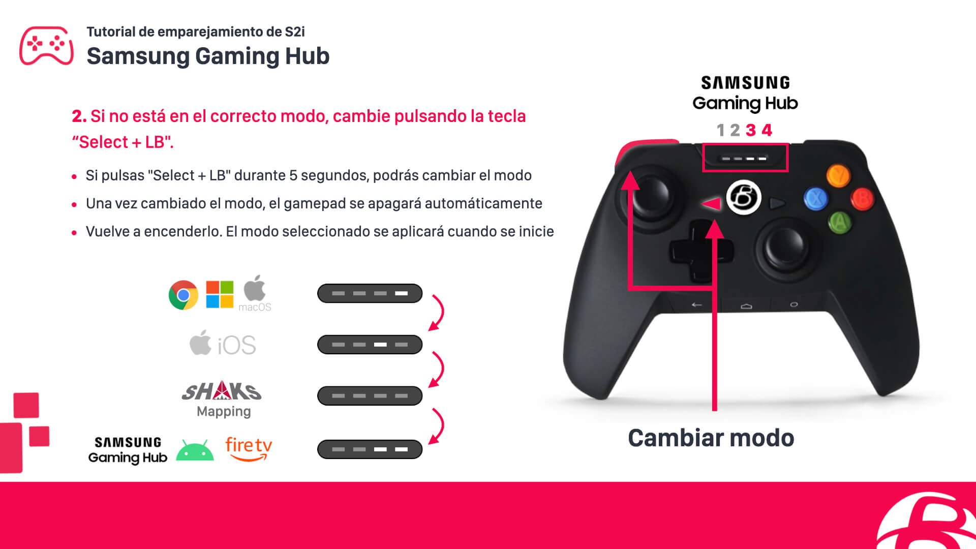 Configurar un mando SHAKS S2i para Smart TV Samsung