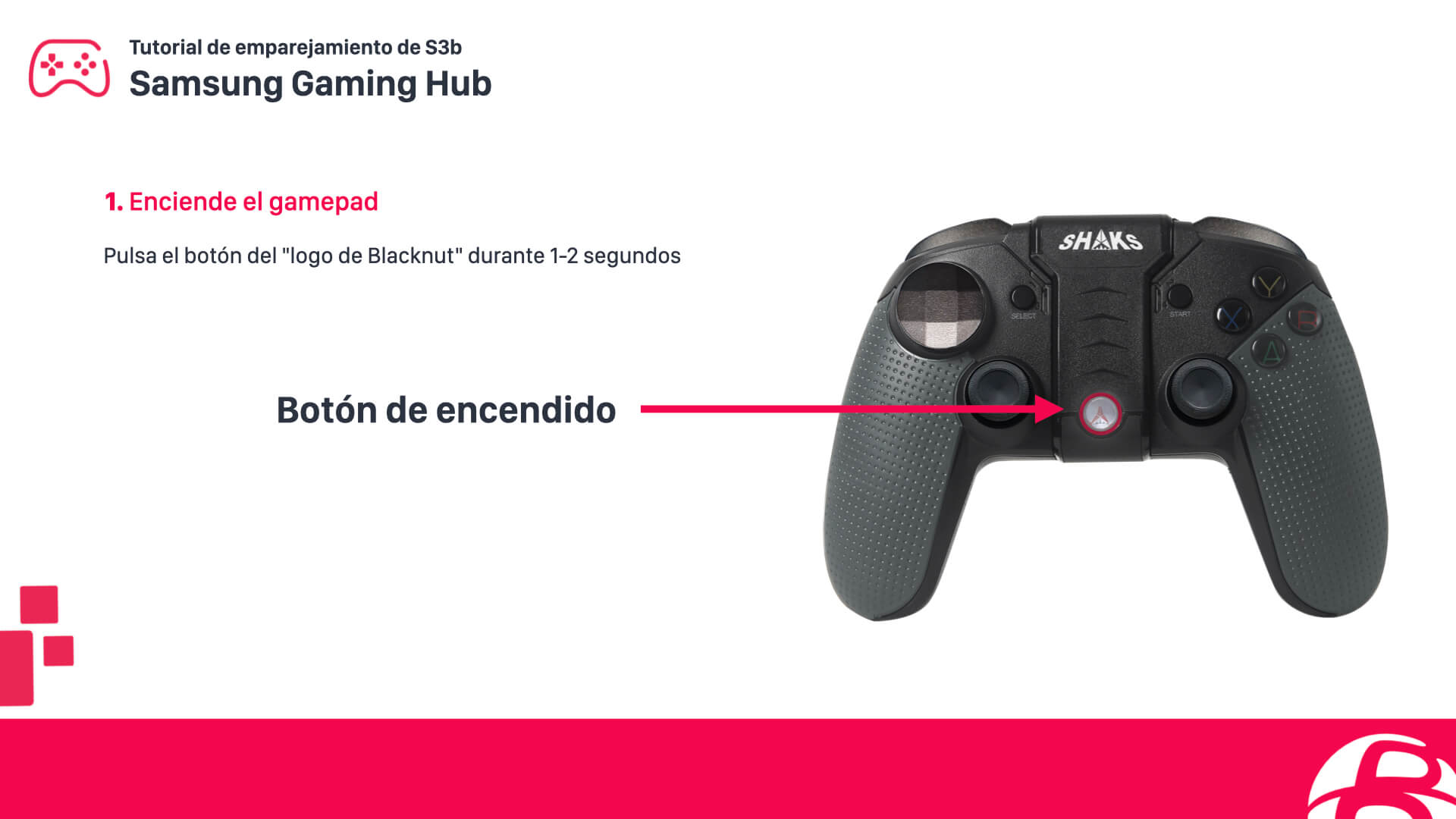 Configurar un mando SHAKS S3b para Smart TV Samsung