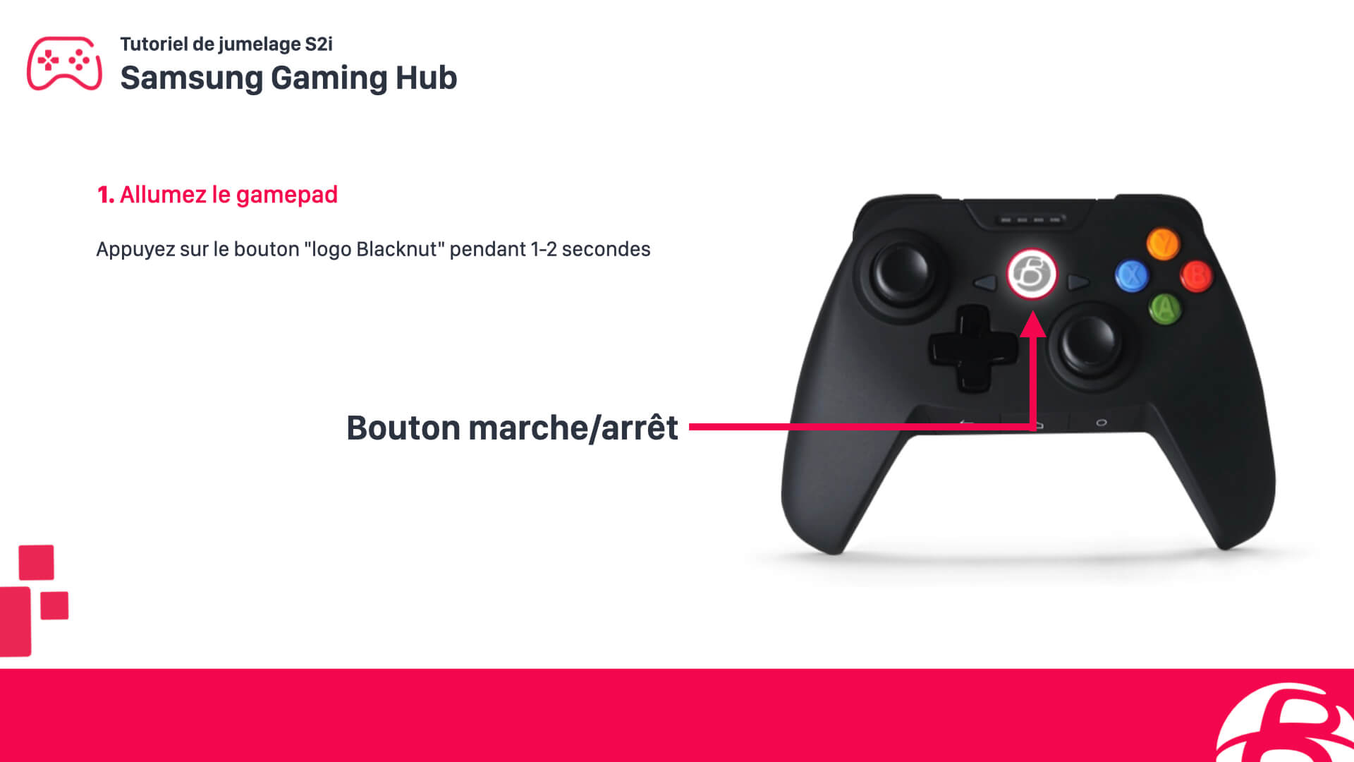 Configurer une manette SHAKS S2i sur Smart TV Samsung