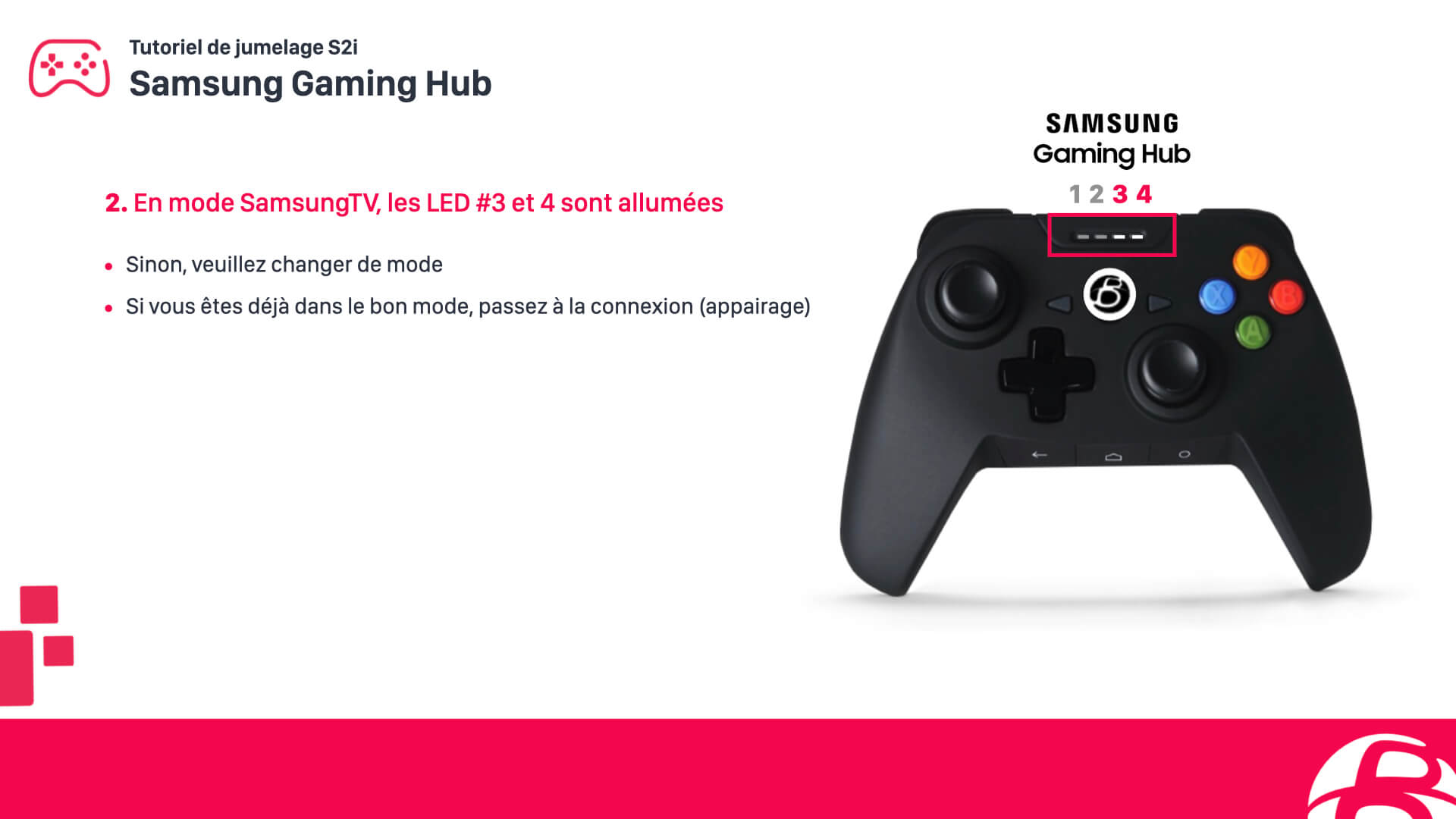 Configurer une manette SHAKS S2i sur Smart TV Samsung