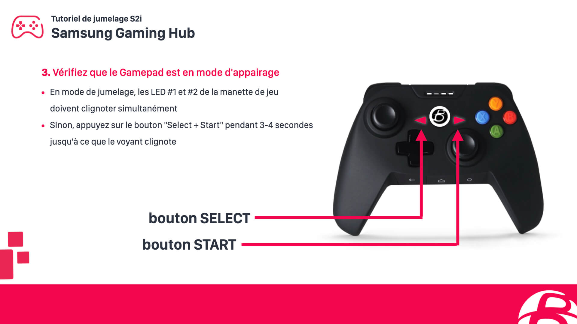 Configurer une manette SHAKS S2i sur Smart TV Samsung