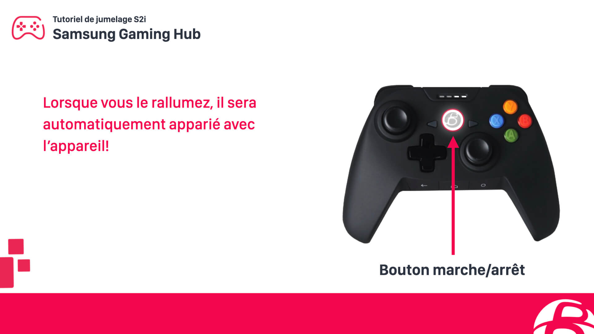 Configurer une manette SHAKS S2i sur Smart TV Samsung