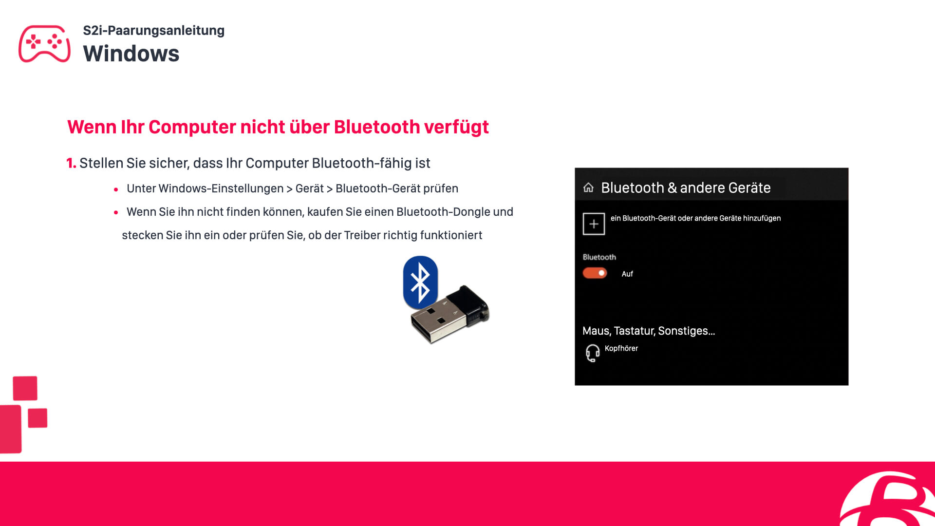 Konfiguriere einen SHAKS S2i Controller für Microsoft Windows