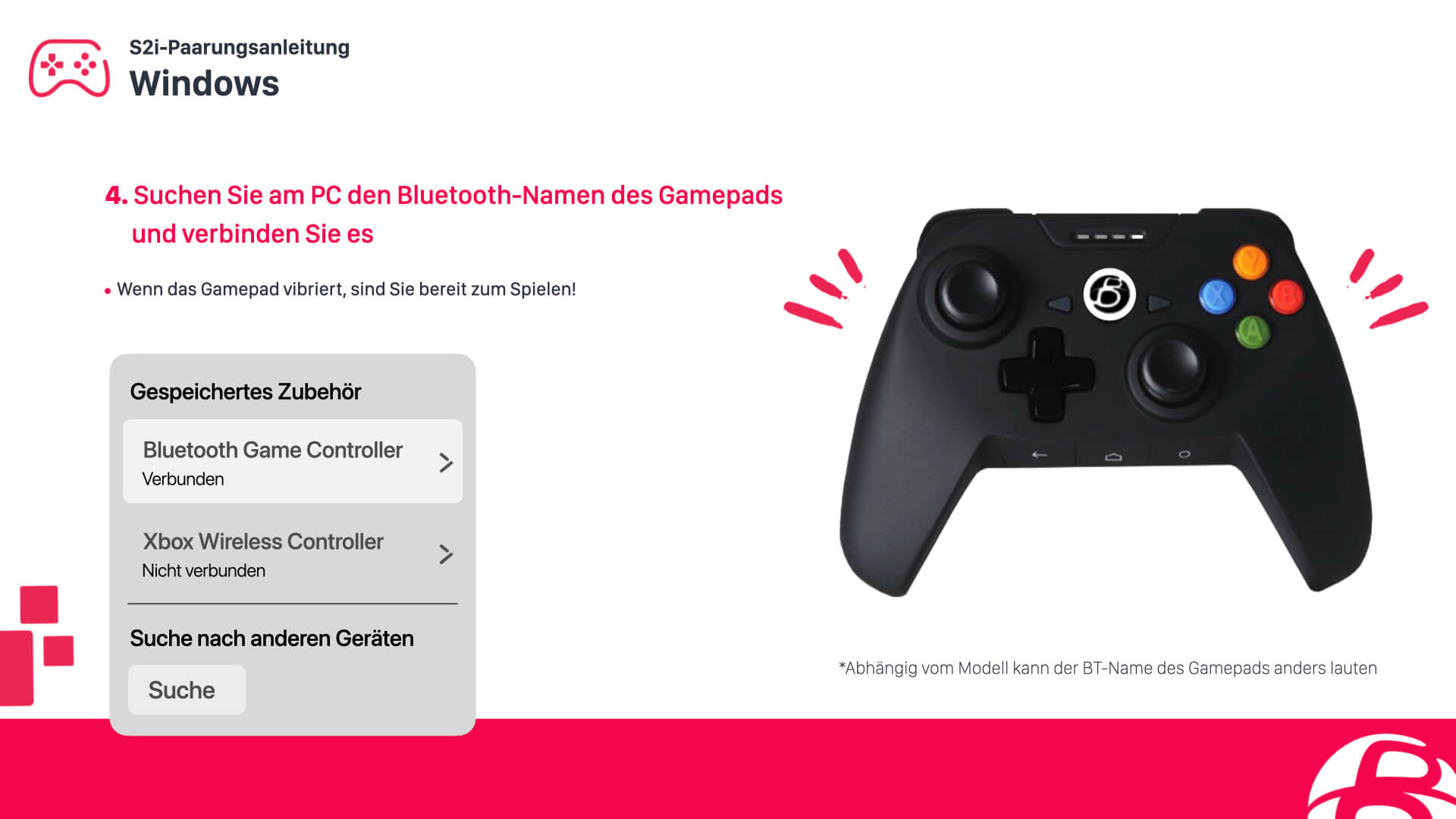 Konfiguriere einen SHAKS S2i Controller für Microsoft Windows