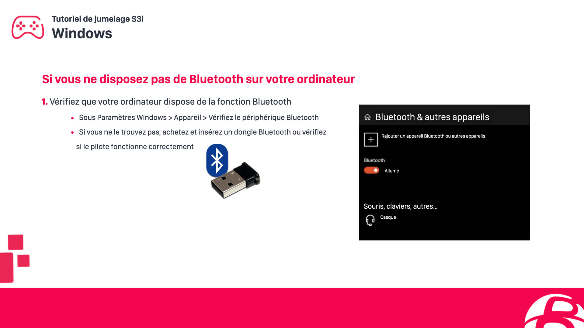 Configurer une manette SHAKS S3b sur Microsoft Windows